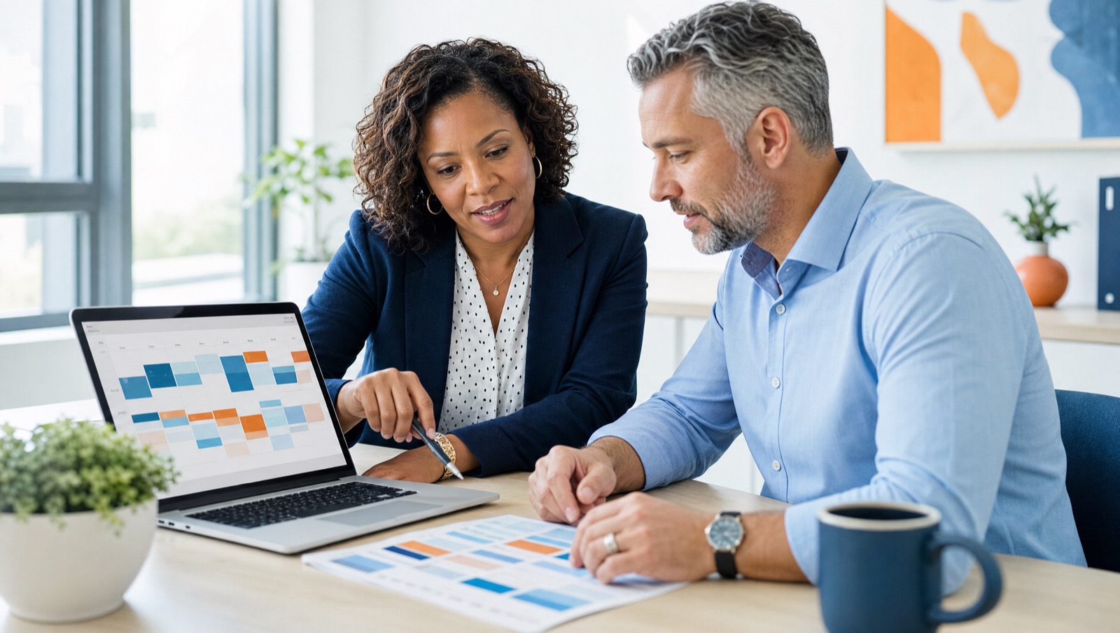 HR professionals reviewing FMLA tracking software for intermittent leave cases
