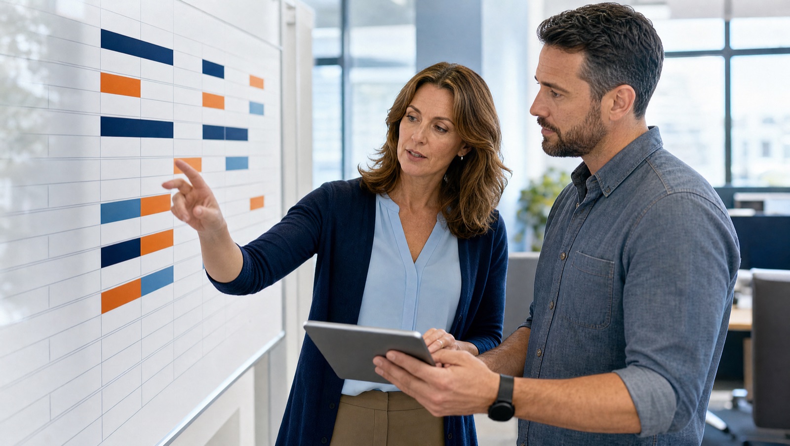 HR team using employee schedules to calculate intermittent FMLA leave