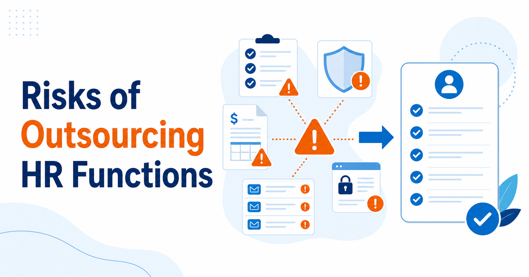 Main risks of outsourcing HR functions to a third-party provider