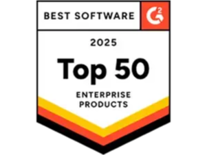 G2 2025 Top 50 Enterprise Products badge