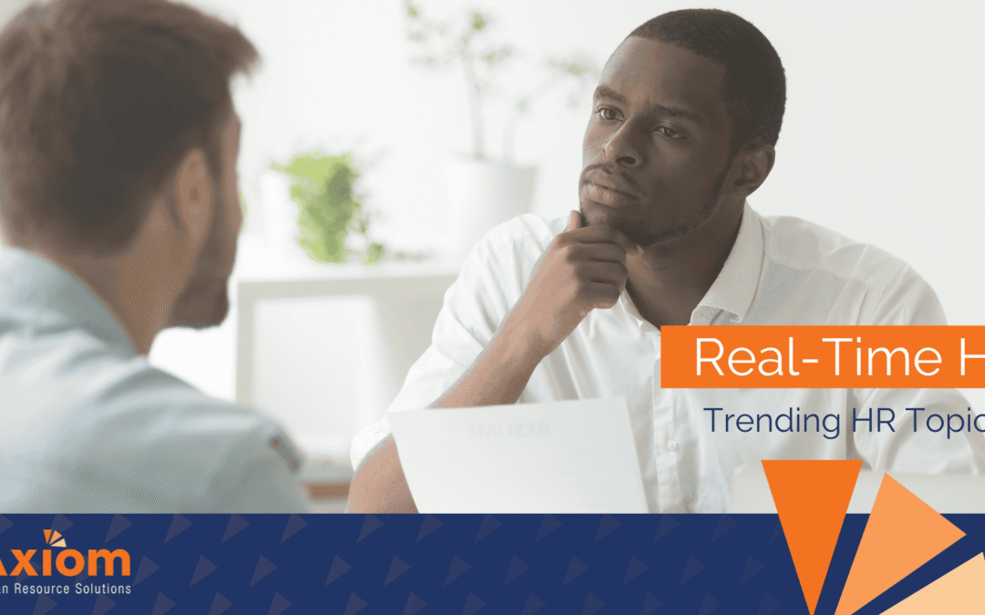 Real-Time HR: Questions to Avoid During Recruiting and Interviewing