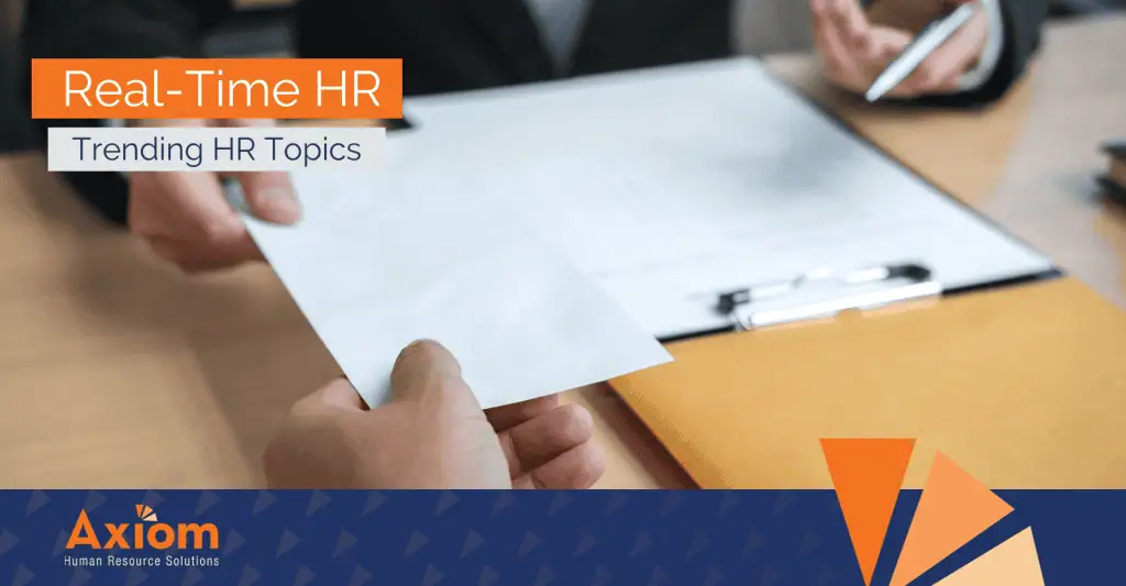 real time hr accepting a resignation 2