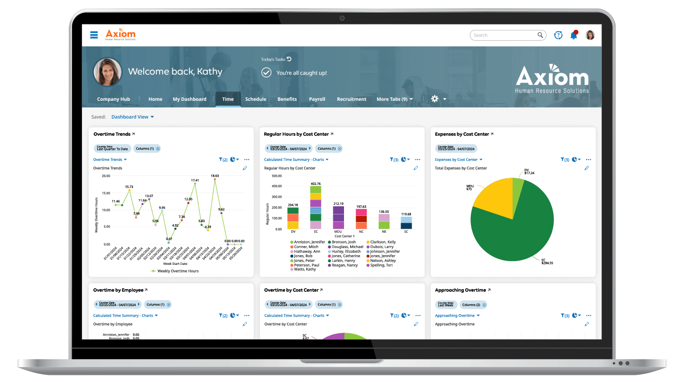 Time dashboard