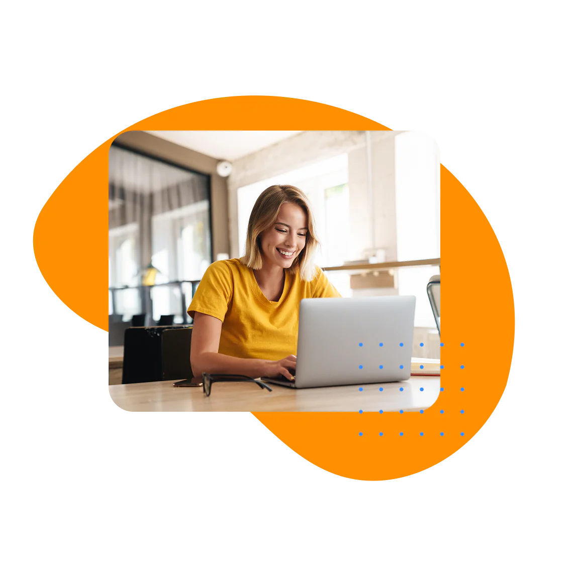 Woman reviewing options for the best hr and payroll software options on a laptop.