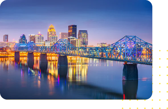 downtown Louisville, Kentucky