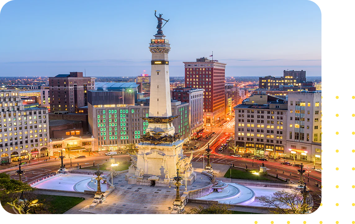 downtown Indianapolis