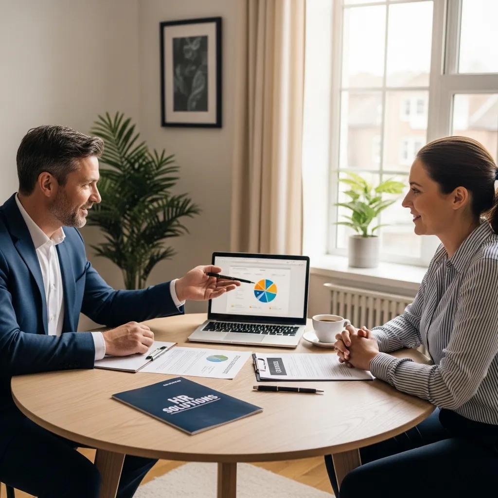 Top Human Capital Management Solutions in Indianapolis, IN 2 consultant discussing hr outsourcing solutions with a business owner in a meeting room 1d7eaa4f 48b6 448b ae6f 138d31ce8ed2