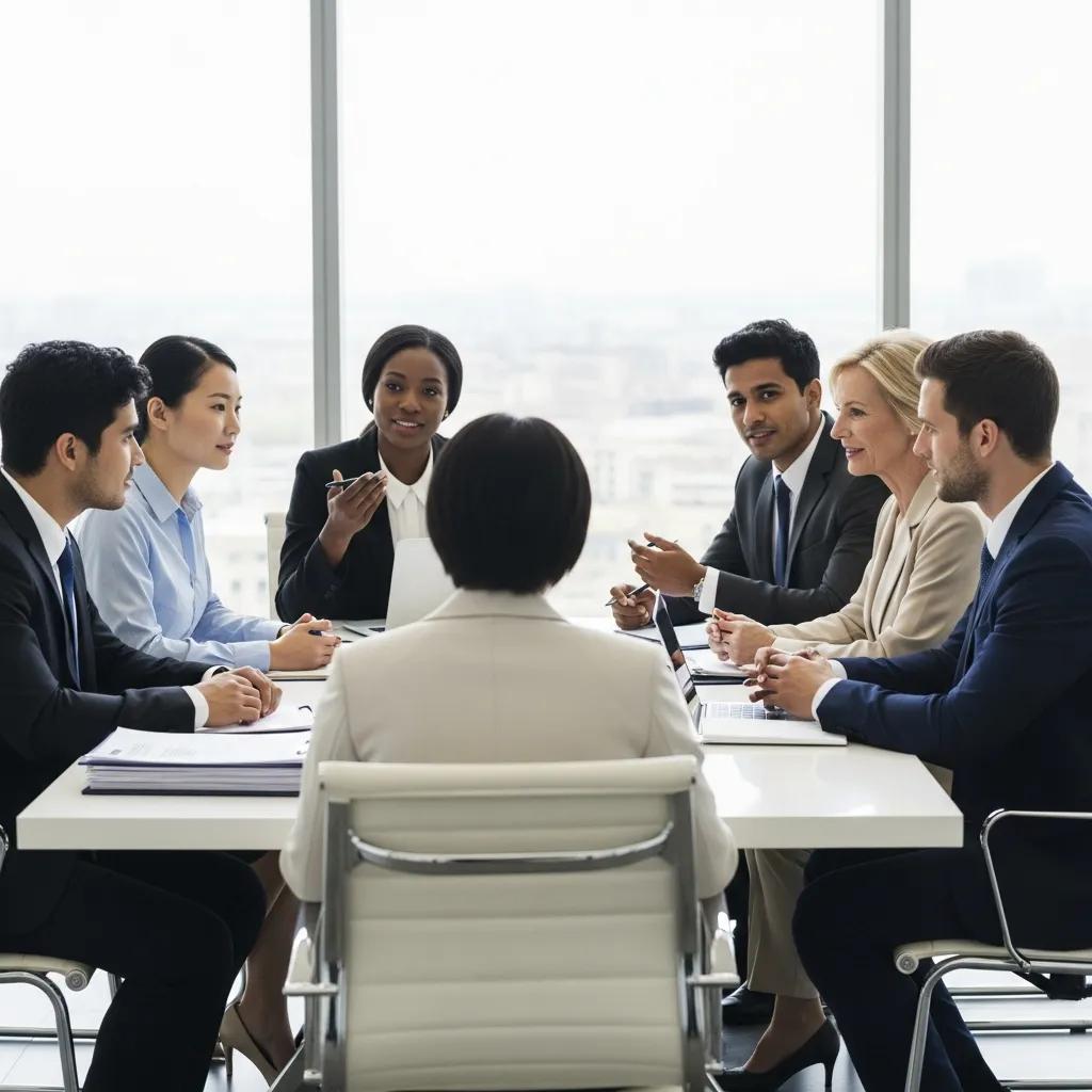 Unlock Talent Acquisition Success With These Best Practices 3 diverse hiring panel discussing during an interview emphasizing the importance of dei in recruitment e181bf9b 395b 4328 8422 d219f1c8bc9f