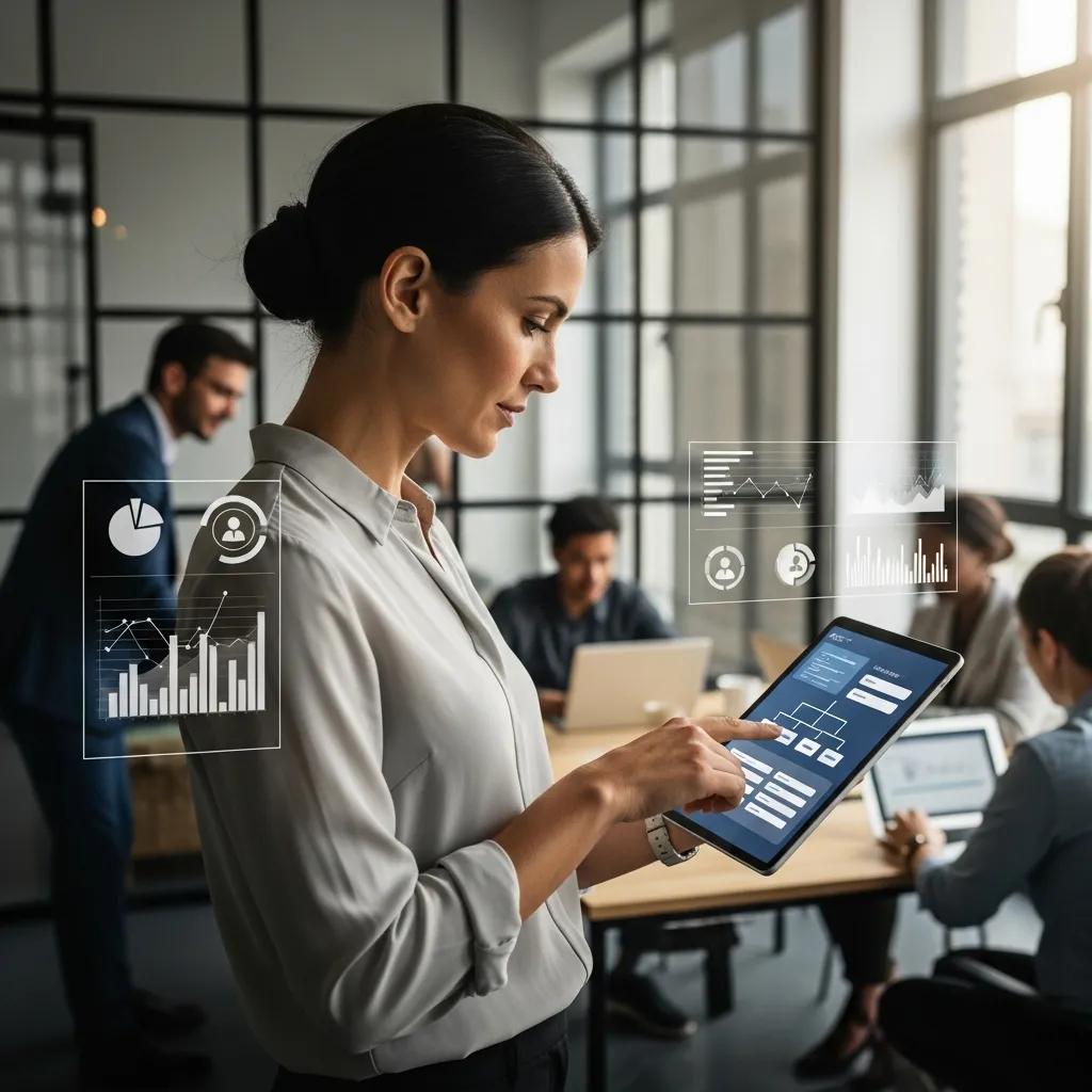 Unlock the Potential of Customizable HCM Software Today 1 hr professional using a tablet to manage employee data illustrating efficiency in hcm 18b1626d 5030 4b02 a79f 6002f1466e65