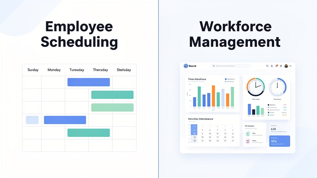 workforce management vs employee scheduling